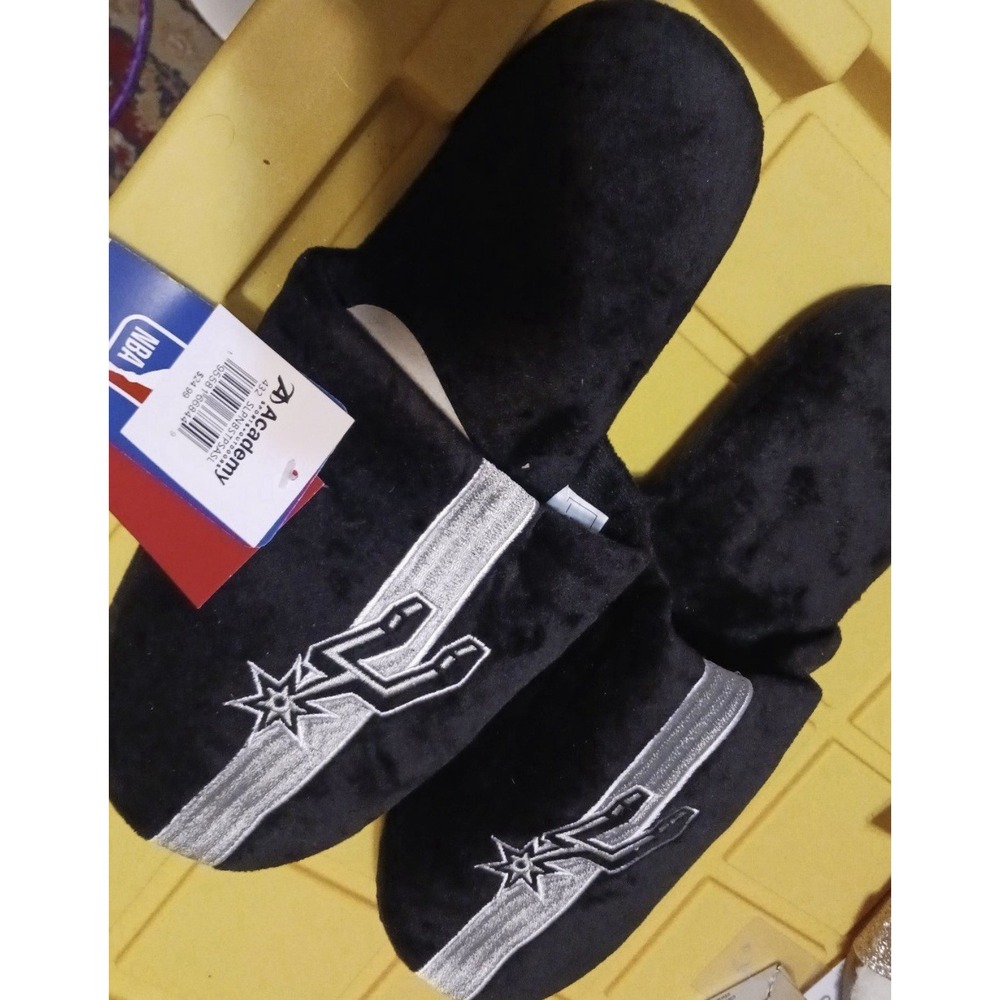 NEW Foco NBA Team Apparel Utah Jazz Men's Plush Slippers, Large 11-12